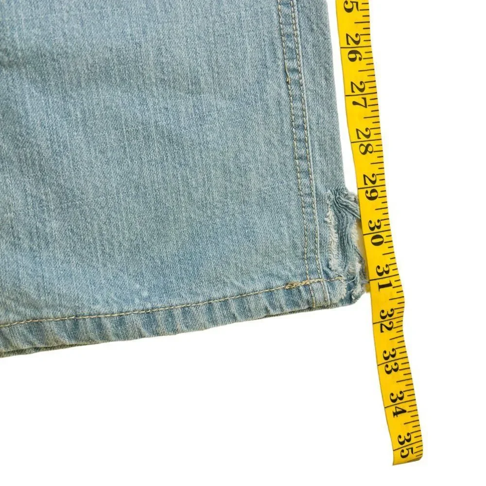 Mens Revolve Distressed Light Wash Jeans Size 40 X 32 - Picture 15 of 16